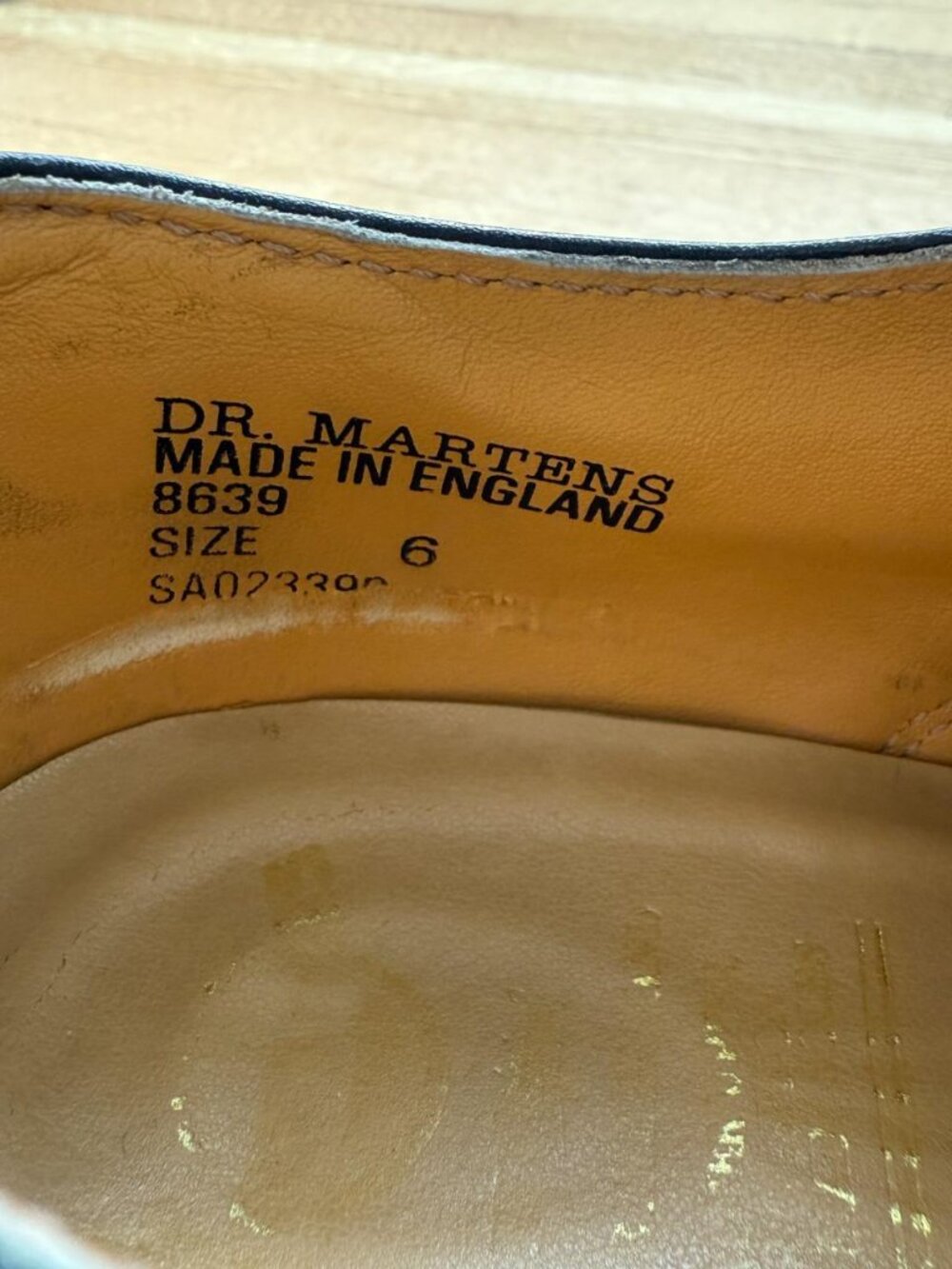 Vintage Dr. Martens Envy Quad Oxford Platforms Black Leather UK 6 - Picture 5 of 7